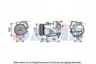 AKS DASIS 852687n -  Компрессор, кондиционер
